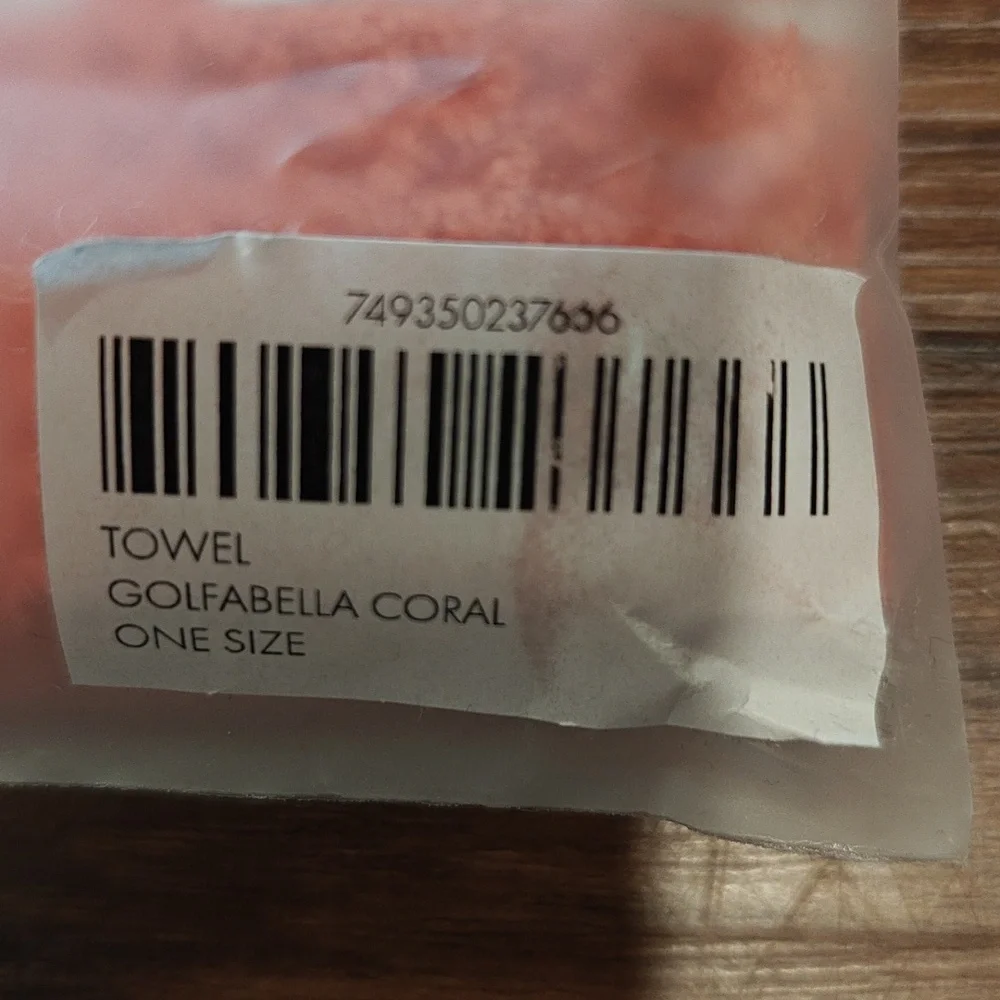 Fabell Golfabella Coral Golf Towel
